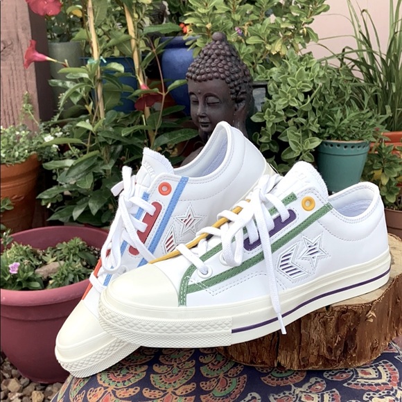 New Converse One Star “Star Player” OX Leather 8 - Picture 4 of 14